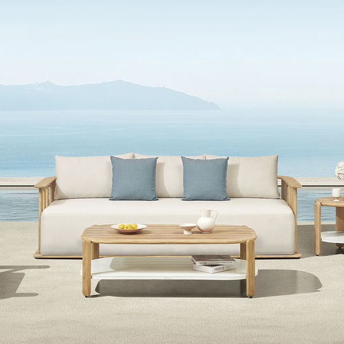 Modernes Sofa - PALLISAD - Higold - für Außenbereich / Sunbrella® / mit Armlehnen