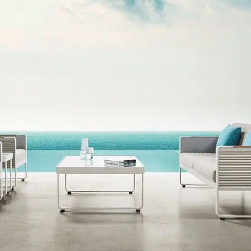 Moderner Couchtisch - AIRPORT - Higold - Blech / Gestell aus Aluminium / rechteckig