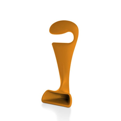 Bodenstehender stummer Diener - PISOLO - Plart Design - Polypropylen / modern