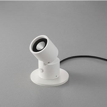Bodenstehender Strahler - CAPRI - DLS - LED / rund / Aluminium