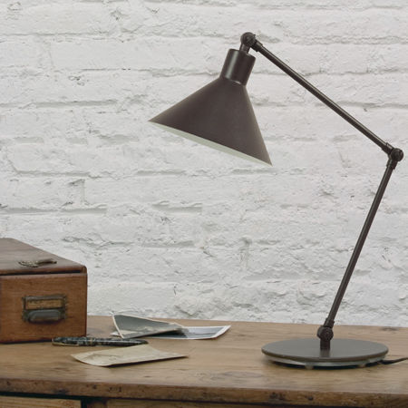 Tischlampe - CAPUCHINA S - Luxcambra - Nickel / modern / mit Kabel
