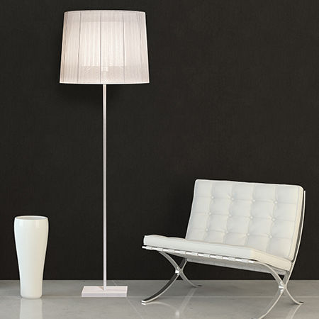 Stehleuchte - INDIANA P - Luxcambra - Stoff / modern / mit Kabel