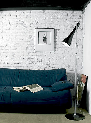 Stehleuchte - RETRO  - Luxcambra - Nickel / modern / mit Kabel