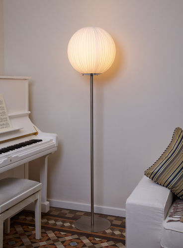 Stehleuchte - SATURN P - Luxcambra - Stoff / modern / mit Kabel