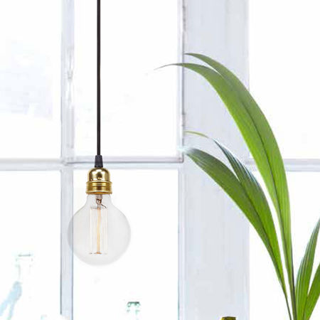 Hängelampe - CHELSEA - Luxcambra - Glas / Vintage / mit Kabel