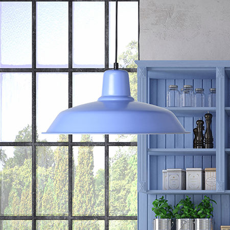 Hängelampe - SOHO - Luxcambra - Aluminium / modern / mit Kabel