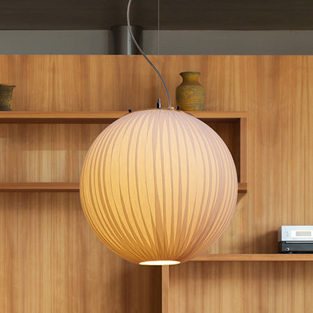 Hängelampe - SATURN C - Luxcambra - Stoff / modern / mit Kabel