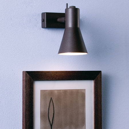 Moderne Wandleuchte - ALP - Luxcambra - für den Innenraum / Nickel / mit Glühlampe