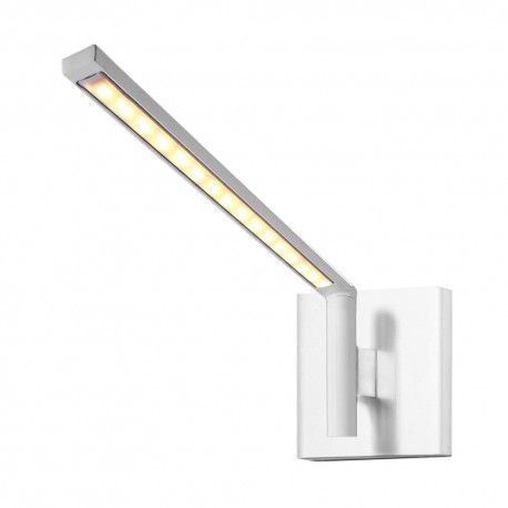 Moderne Wandleuchte - MATRIX A - Luxcambra - für den Innenraum / Nickel / linear