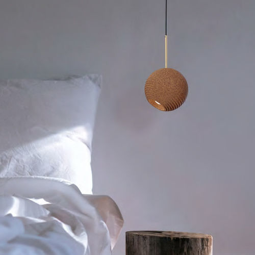 Hängelampe - TERRA C  - Luxcambra - Kork / Carbon / modern