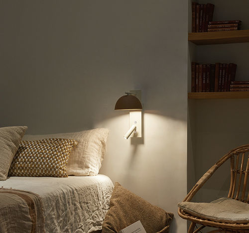 Moderne Wandleuchte - ABSIS READER  - Luxcambra - für den Innenraum / Keramik / rund