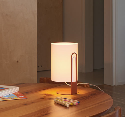 Tischlampe - CLIPAM - Luxcambra - Büro / aus lackiertem Metall / Eisen