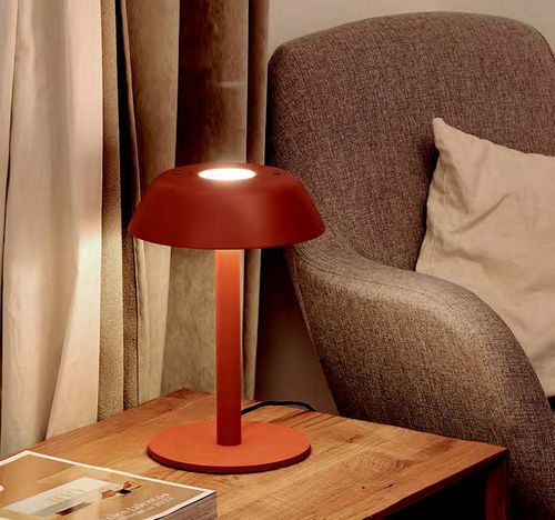 Tischlampe - SARRIA S - Luxcambra - Büro / Metall / Glas