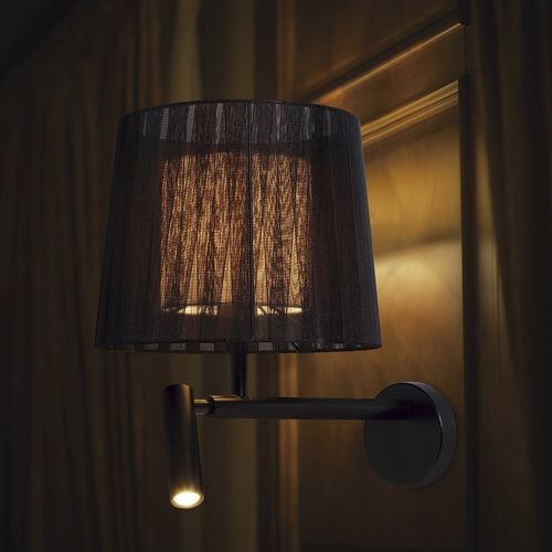 Wandleuchte für den Innenraum - INDIANA A - Luxcambra - Metall / Stoff / Polyester