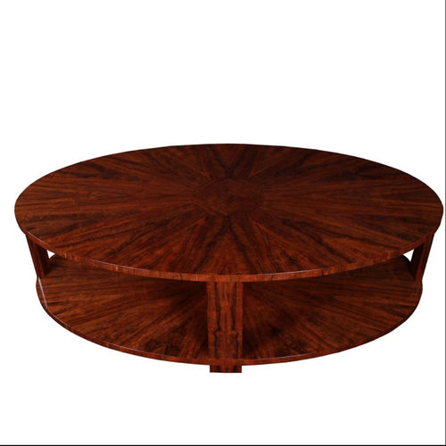 Couchtisch / Art Deco - CT002 - Cygal Art Deco GmbH & Co. KG - Holzfurnier / Gestell aus Holz / oval