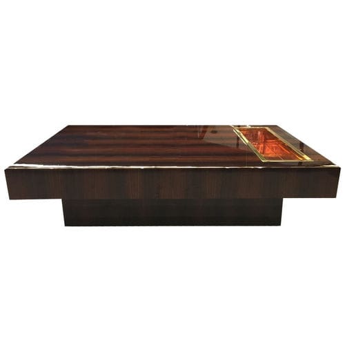 Couchtisch / Art Deco - CT019 - Cygal Art Deco GmbH & Co. KG - Rosenholz / Messing / Kupfer