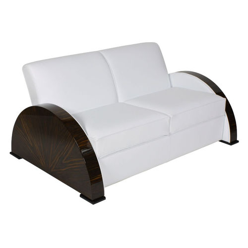 Sofa / Art Deco - SF067 - Cygal Art Deco GmbH & Co. KG - Stoff / Leder / mit Armlehnen