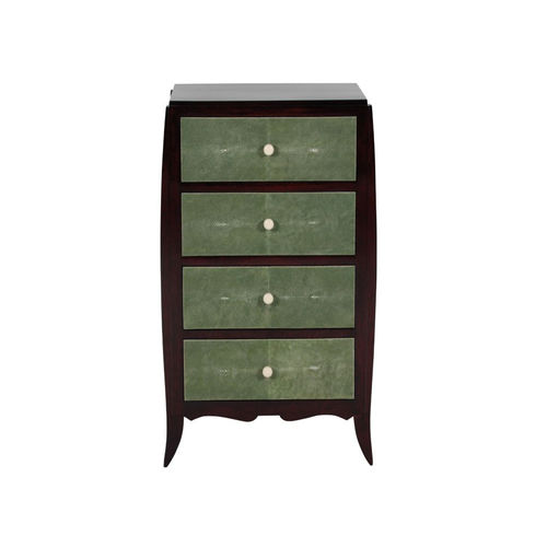 Chiffonnier / Art Deco - K017 - Cygal Art Deco GmbH & Co. KG - Haifischleder / grün