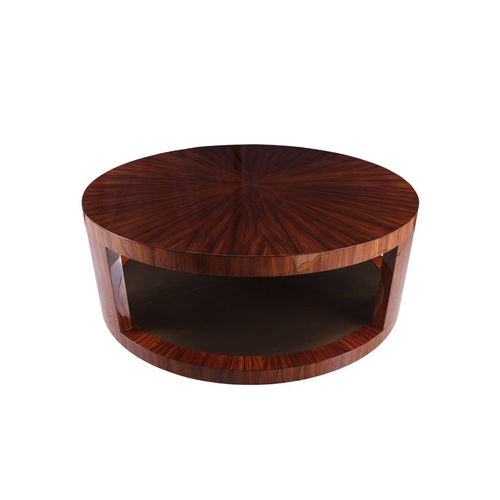 Couchtisch / Art Deco - CT033 - Cygal Art Deco GmbH & Co. KG - Palisander / Gestell aus Holz / rund