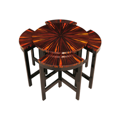 Beistelltisch / Art Deco - CT011 - Cygal Art Deco GmbH & Co. KG - Holzfurnier / glänzend lackiertes Holz / Gestell aus Holz