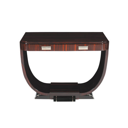Konsolentisch / Art Deco - KS022 - Cygal Art Deco GmbH & Co. KG - glänzend lackiertes Holz / Macassar-Ebenholz / Gestell aus Holz