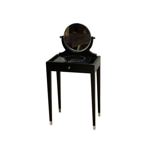 Schminktisch / Art Deco - BS054 - Cygal Art Deco GmbH & Co. KG - glänzend lackiertes Holz / 1 Person