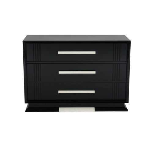 Kommode / Art Deco - K003 - Cygal Art Deco GmbH & Co. KG - Holz / hochglanzlackiertes Holz / rechteckig