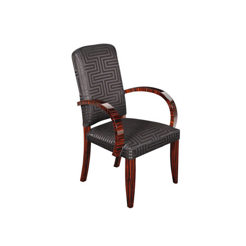 Stuhl / Art Deco - ST023 - Cygal Art Deco GmbH & Co. KG - für den Innenraum / Stoff / Leder