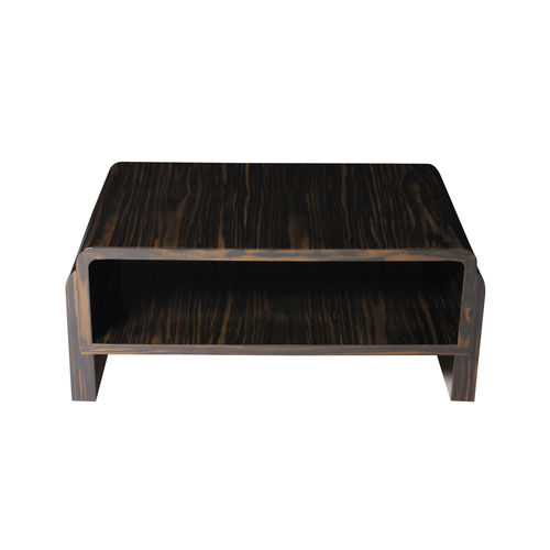 Couchtisch / Art Deco - CT022 - Cygal Art Deco GmbH & Co. KG - Macassar-Ebenholz / Gestell aus Macassar-Ebenholz / rechteckig