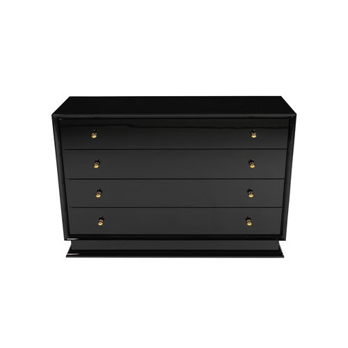 Kommode / Art Deco - K019 - Cygal Art Deco GmbH & Co. KG - Holz / hochglanzlackiertes Holz / rechteckig