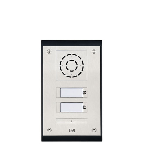 Edelstahl-Türstation - 2N&reg; IP UNI - 2N TELEKOMUNIKACE - für Außenbereich / für den Innenraum / ohne Kamera
