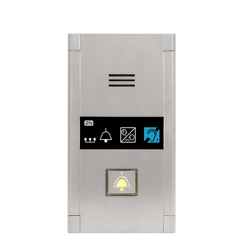 Metall-Sprechanlagensystem - 2N&reg; LIFT1 - 2N TELEKOMUNIKACE - Notfall / für Aufzug / für Außenbereich