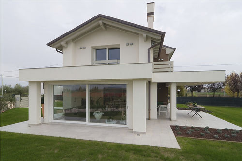 Jalousie für Fenster - Aldena - Segeltuch / für Außenbereich / motorisiert