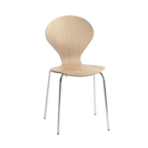 Esszimmerstuhl / skandinavisches Design - RONDO - Danerka - Stoff / aus