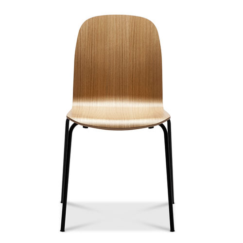 Besucherstuhl / skandinavisches Design - BOSTON - Danerka - für den Innenraum / Stoff / Buche