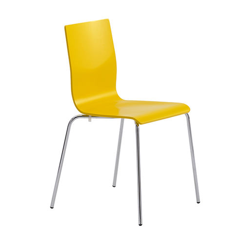 Besucherstuhl / skandinavisches Design - ANNI - Danerka - für den Innenraum / Stoff / Buche