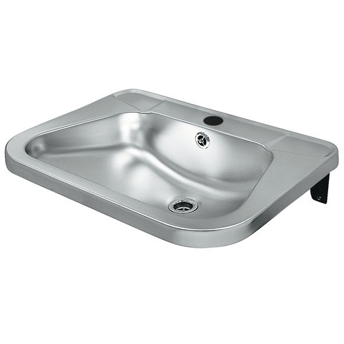 Wand-Handwaschbecken - RS72 - Intra Teka - rechteckig / Edelstahl