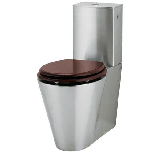 Monoblock-WC - WCK4-HC - Intra Teka - Edelstahl / für Gewerbegebrauch / behindertenfreundlich