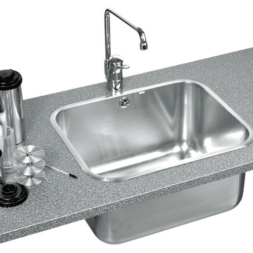 Einbauwaschbecken - SK7030INSET - Intra Teka - Edelstahl / rechteckig / modern