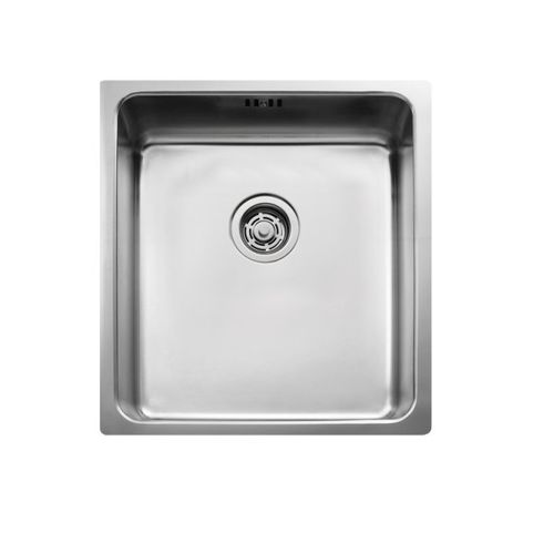Einbeckenspüle - FRAME : FR340 - Intra Teka - ohne Abtropffläche / Edelstahl / Unterbau