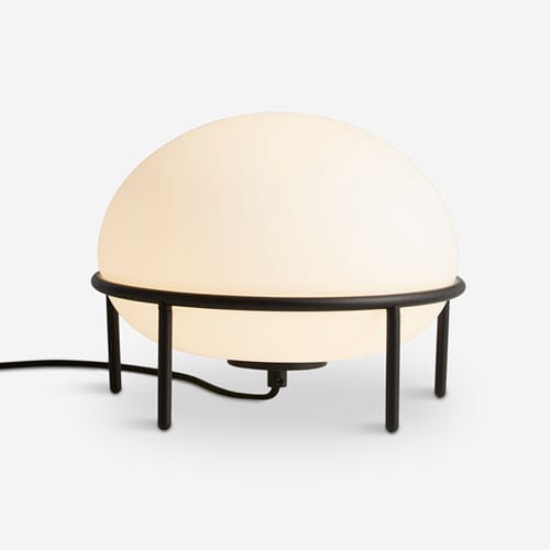 Tischlampe - PUMP - WOUD - Stahl / Glas / modern