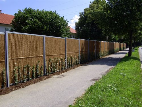 Schalldämmender Zaun - KOKOWALL  - Kokosystems BV - Platten / Garten / galvanisiertem Stahl