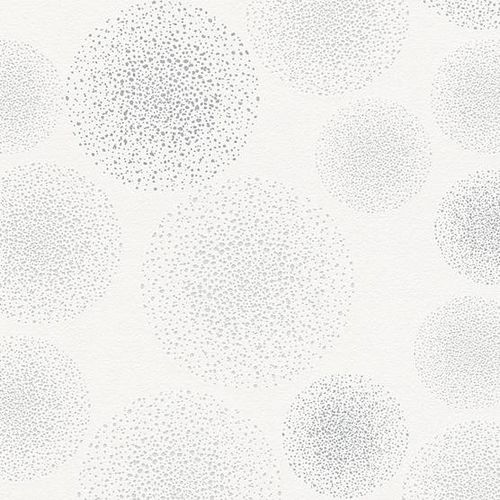 Moderne Tapete - 12026 - Joka - Motiv / weiß