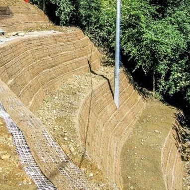 Geogitter für Erosionsschutz - SECUGRID® M3 T - NAUE - verstärkend / für Stützmauer / Stahl