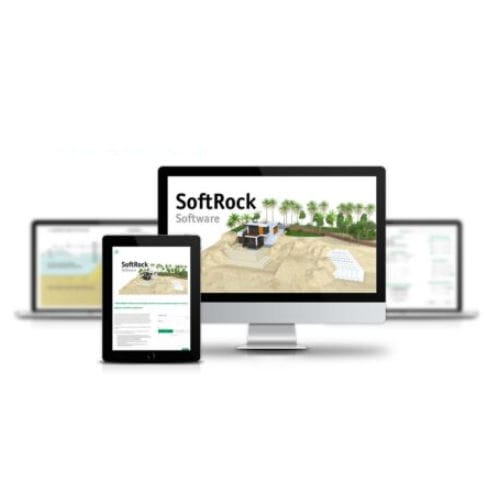 Projektplanungssoftware - SOFTROCK  - NAUE - Geotechnische Berechnung / für Betonkonstruktion