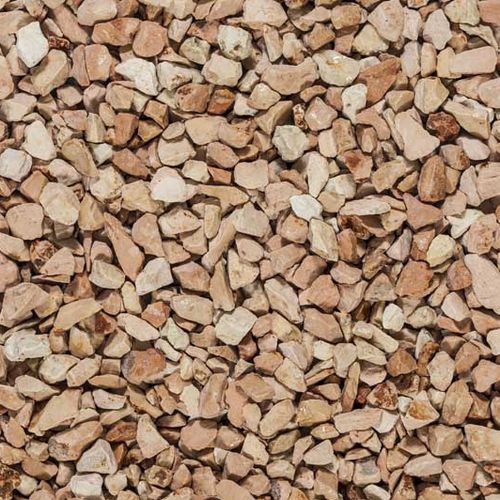 Marmorkies - ROSA CORALLO - Inter-minerals - für Außen / gemahlen
