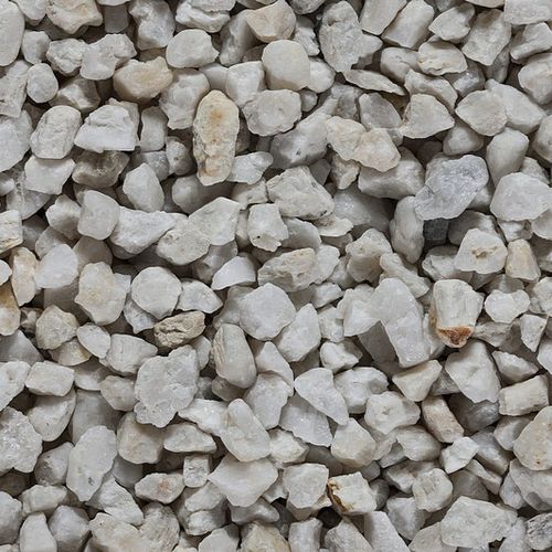 Quarzkies - WHITE QUARTZ SPLITT - Inter-minerals - für Außen / gemahlen