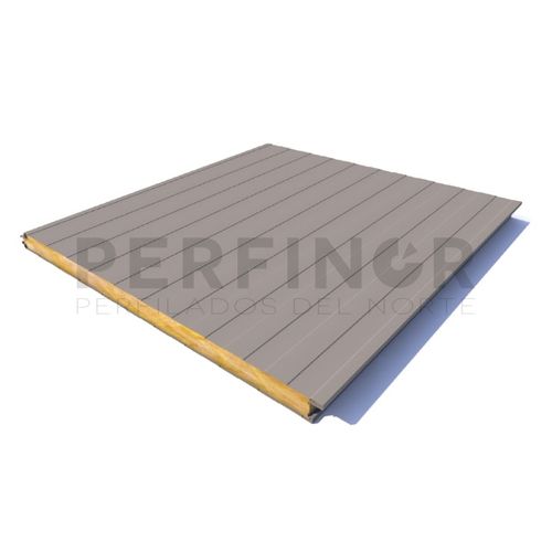 Sandwich-Dämmplatte / für Fassaden - PERFINOR - mit Aluminiumdeckblech / mit Stahldeckblech / Mineralwollekern