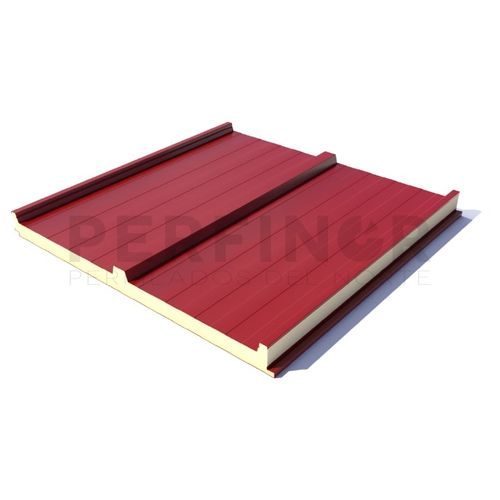Sandwich-Dämmplatte für Dach - PERFINOR - 2 Metall-Deckschichten / PUR-Kern / wasserdicht