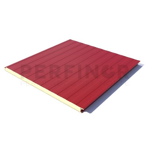 Sandwich-Dämmplatte / mit Aluminiumdeckblech - PERFINOR - mit Stahldeckblech / PUR-Kern